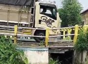 Awas, Jembatan di Jalan Raya Jombang – Kediri Ini Putus