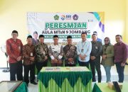 Peduli Pendidikan di Jombang: BRI Peduli Bantu Pembangunan Aula MTsN 9