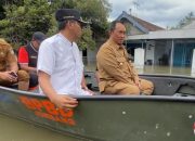 Tinjau Lokasi Banjir, Pj Bupati Jombang Teguh Narutomo Sebut Penyebabnya Karena Ini