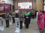 Kapolres Jombang Pimpin Sertijab Wakapolres dan Kapolsek Kabuh