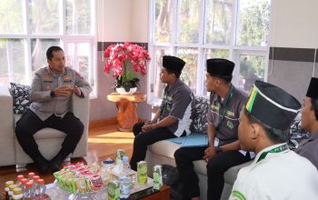 Tegaskan Sikap atas  Tragedi Ojol Tewas, Kapolres Terima Audiensi  dari IPNU Nganjuk