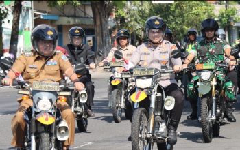 Forkopimda Nganjuk Gelar Patroli Skala Besar