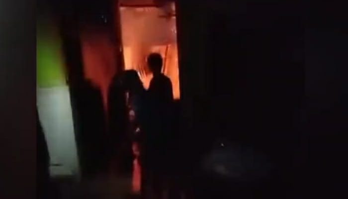 Gudang SMPN 2 Sumobito Jombang Terbakar